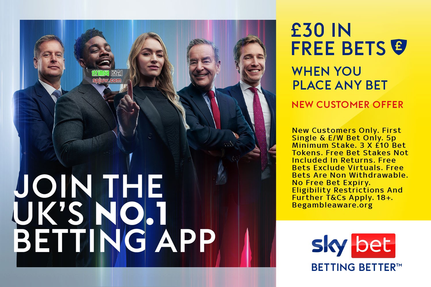 Get £30 in FREE BETS when you stake anything with Sky Bet special offer!