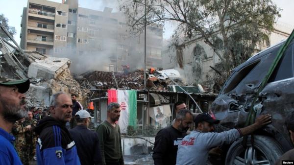 以色列空袭摧毁伊朗驻叙利亚领事馆后，伊朗要求联合国安理会召开会议
