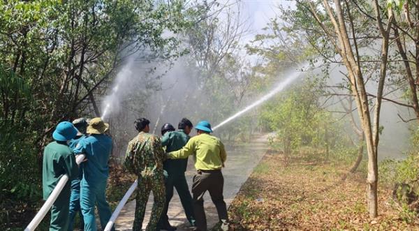 湄公河三角洲省份面临森林火灾威胁