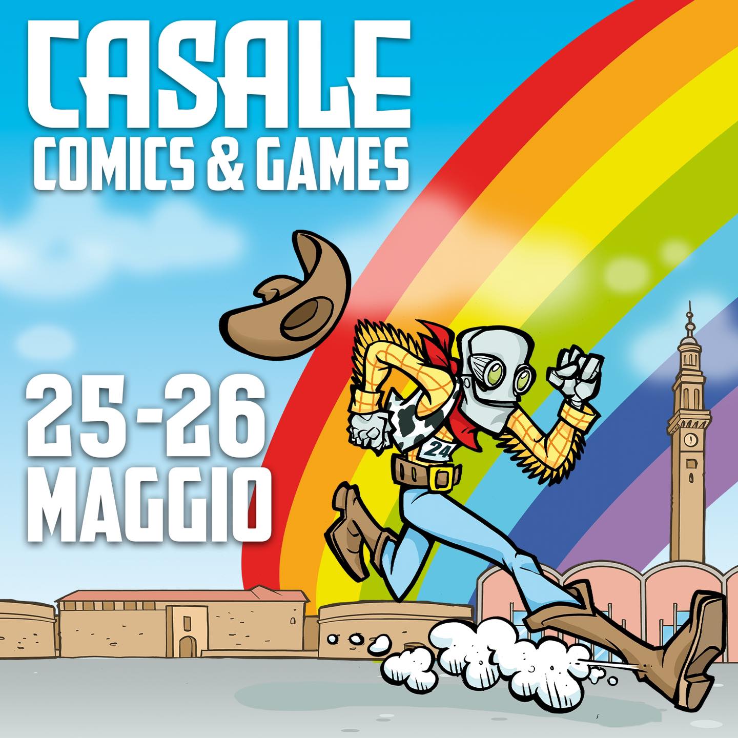 GIANDROIDE将于5月25日至26日与CASALE COMICS & GAMES 2024一起回归